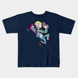 EB-Space Fighting Guy Jeff Kids T-Shirt